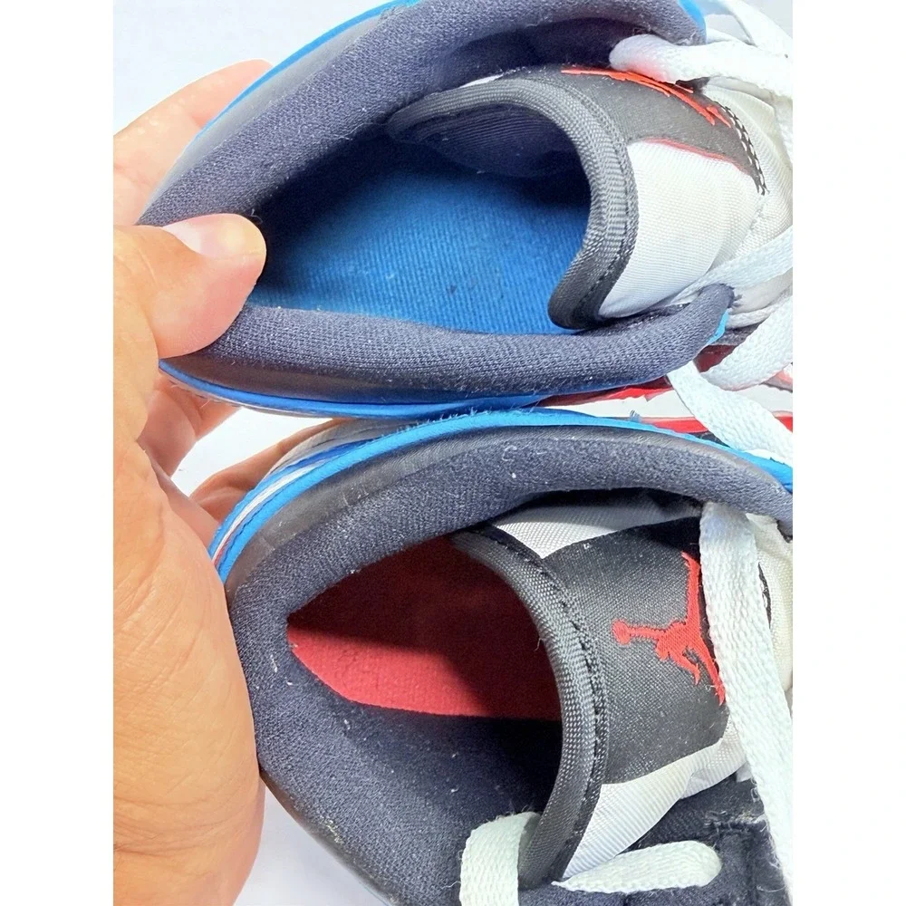 Nike Air Jordan 1 Mid Game Time GS Hyper Pink Blue Black White 6Y CV4891-001